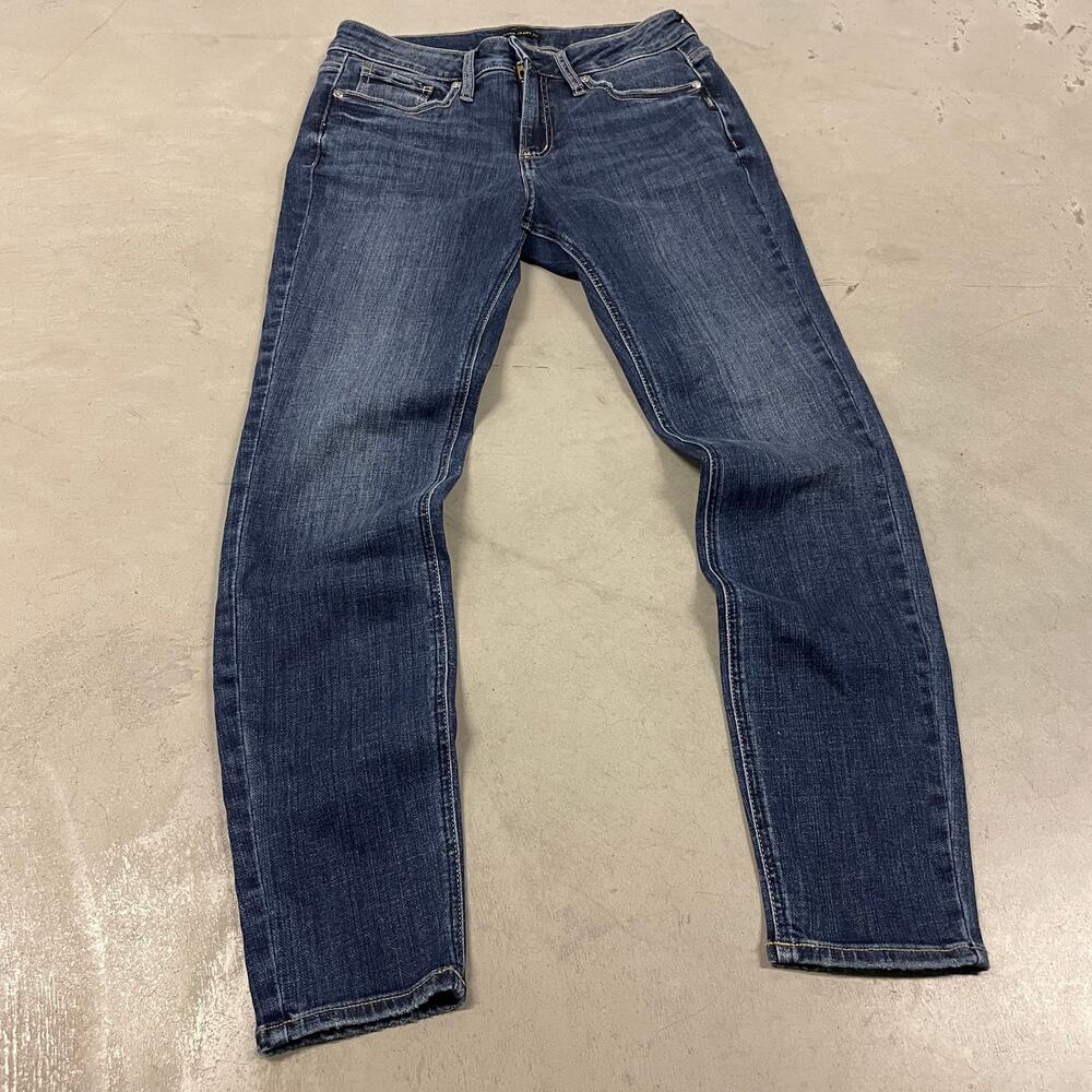 y2k silver brand western skinny jeans 29x29
